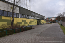 Sporthalle Dreiklang außen